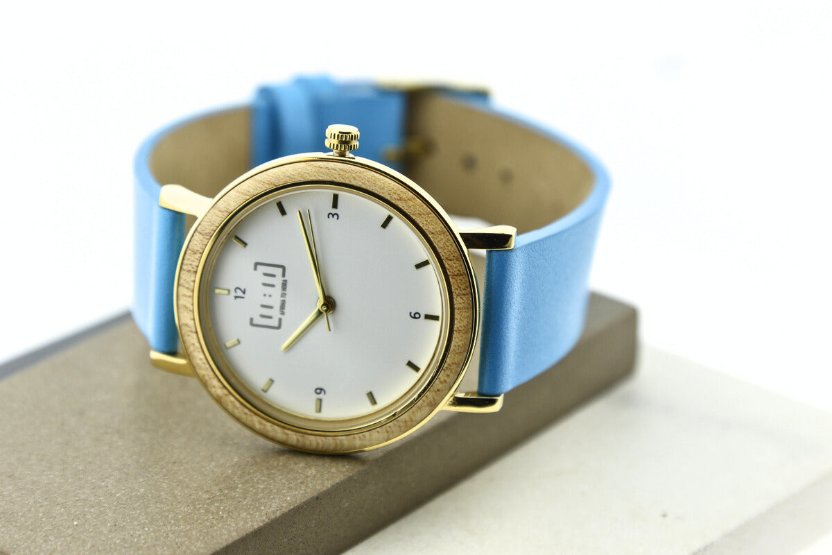 Reloj Análogo Wood japones GT081-1C