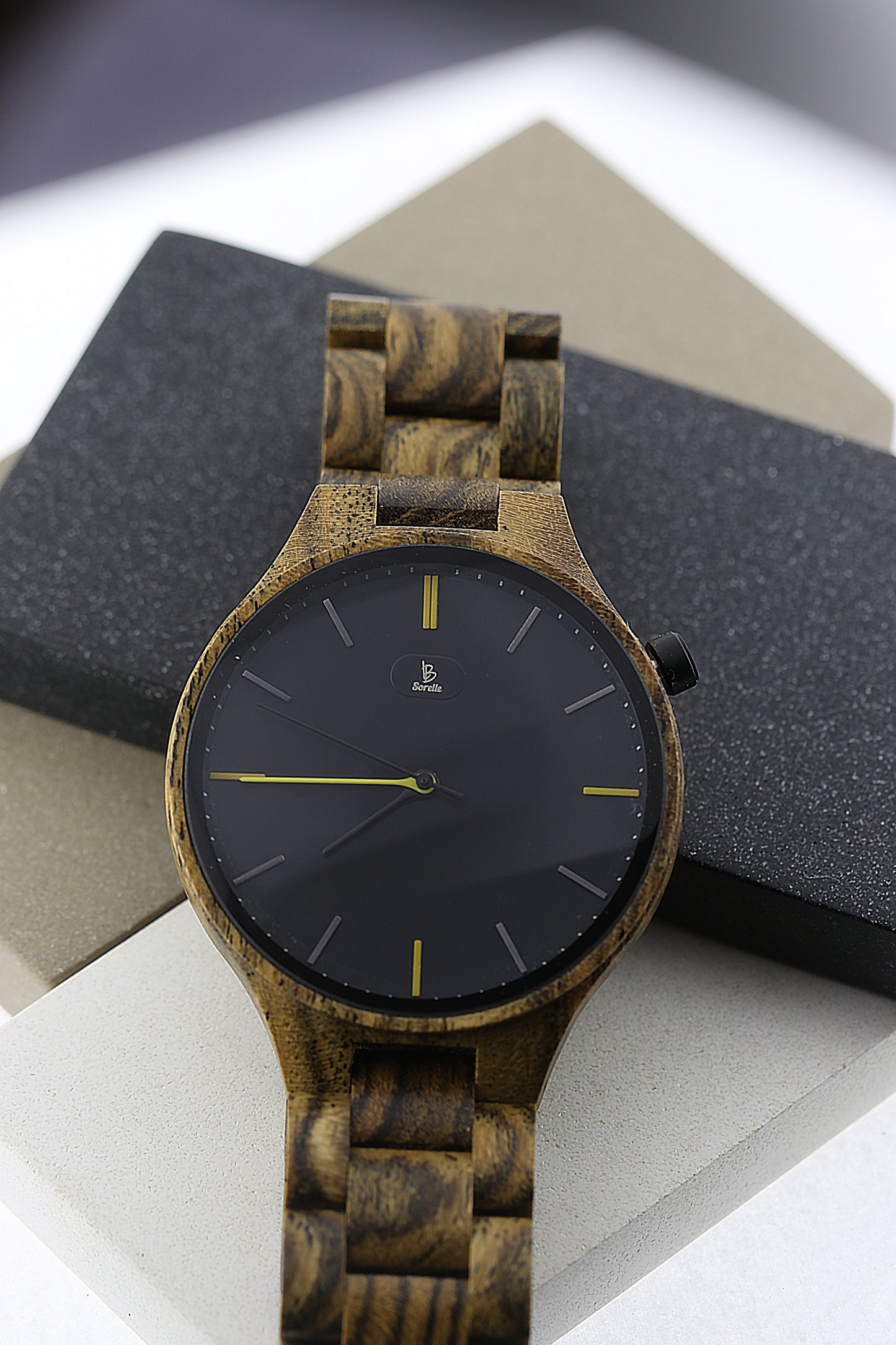 Reloj Analogo Wood Mood Zebra WAGZ006-2A
