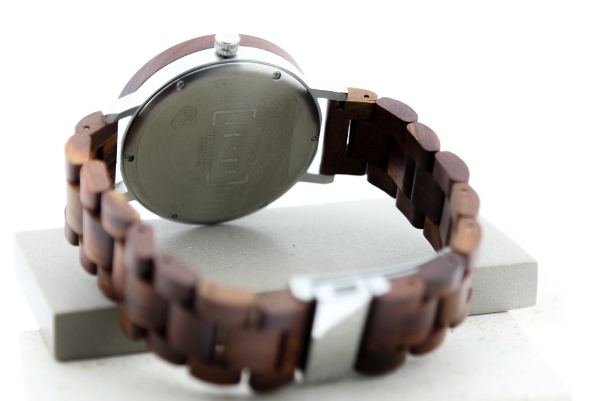 Reloj Análogo Cinamomo Wood WAGM016-1C