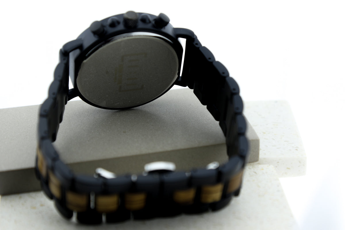 Reloj Análogo Inoxebony Wood WAGP009-4C