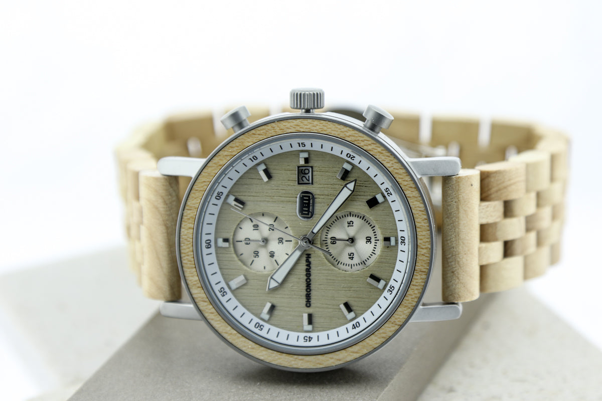 Reloj Análogo Ebano Wood WAGZ005-2C