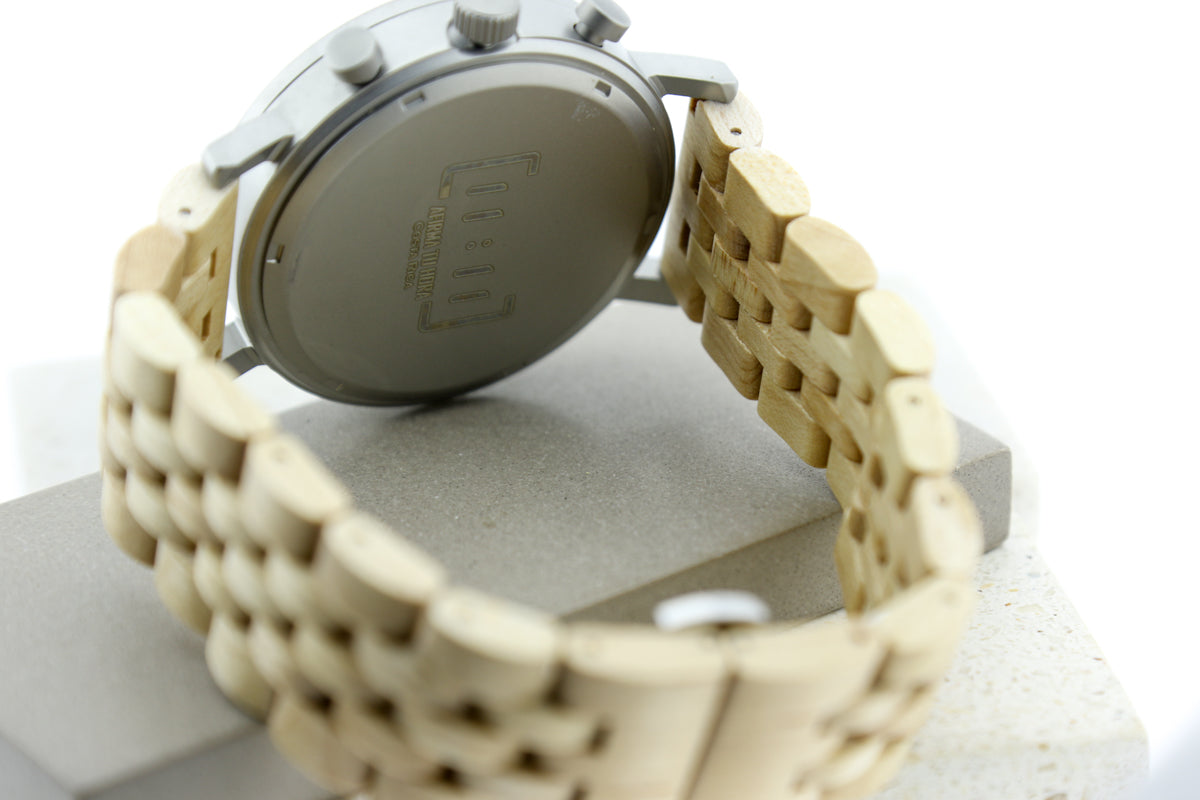Reloj Análogo Ebano Wood WAGZ005-2C