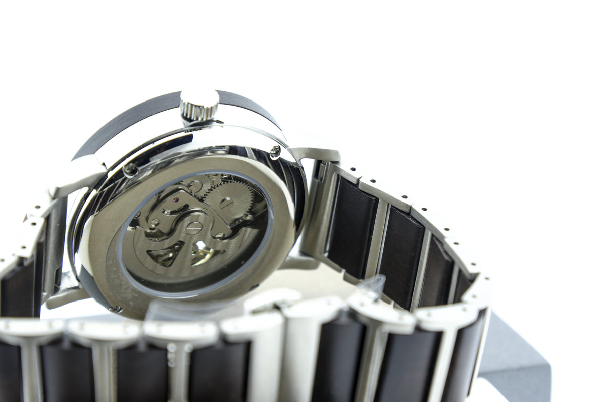 Reloj Mecánico Ebony Wood BLK WAGT120-3C