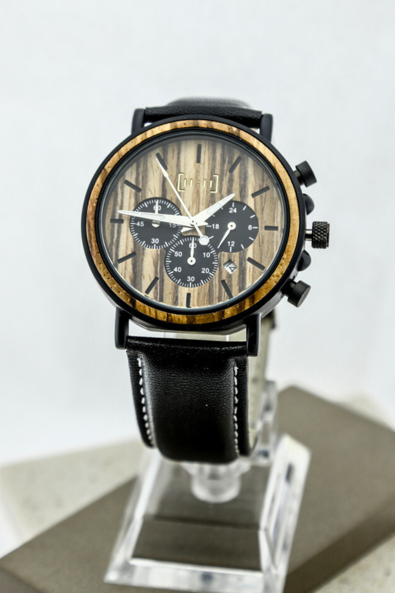 Reloj Análogo Mozaik Wood-Reloj WAGP009-2C