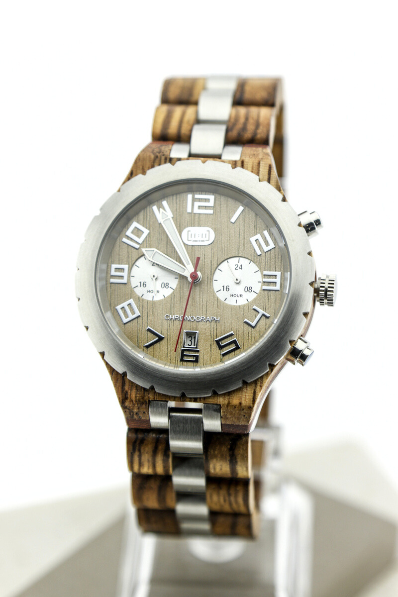 Reloj Análogo Ebony Wood WAGZ003-2C
