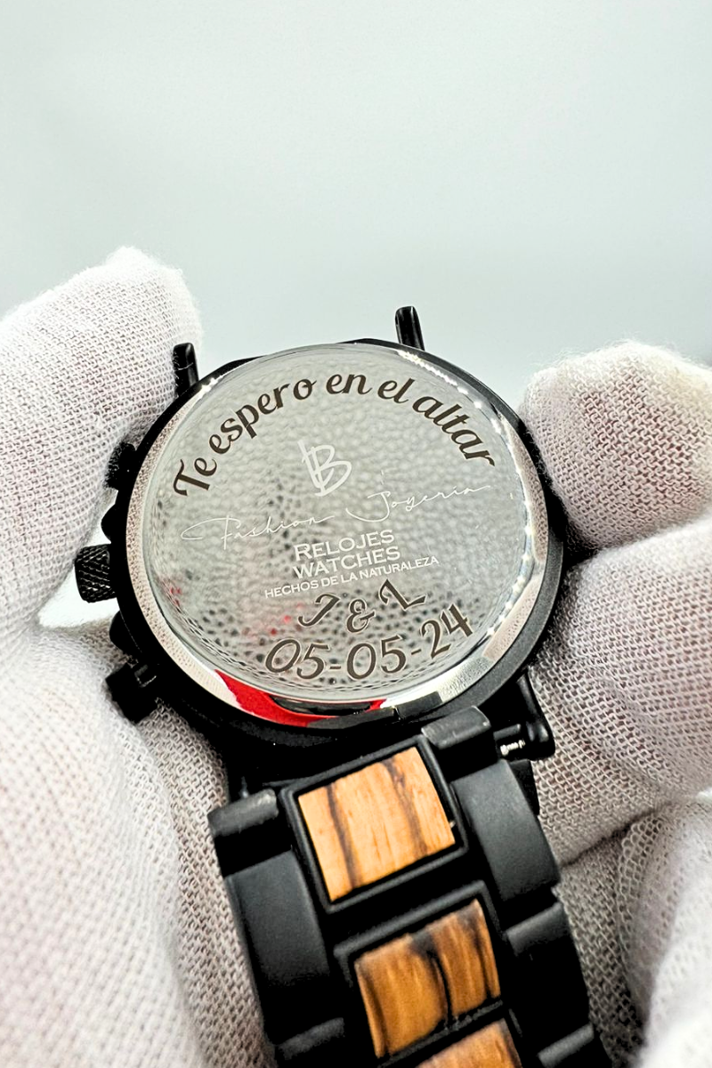 Reloj Análogo Bambú WAGT065-2A