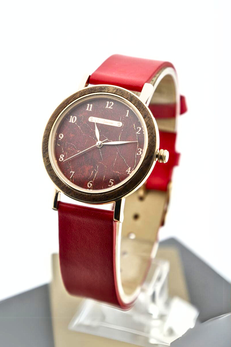 Reloj Análogo Wood japones WAGT081-2C