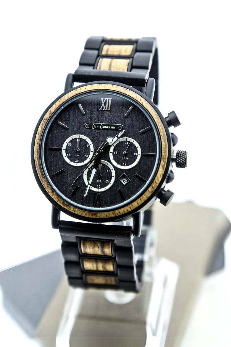 Reloj Análogo Ebano Wood WAGT050-1C