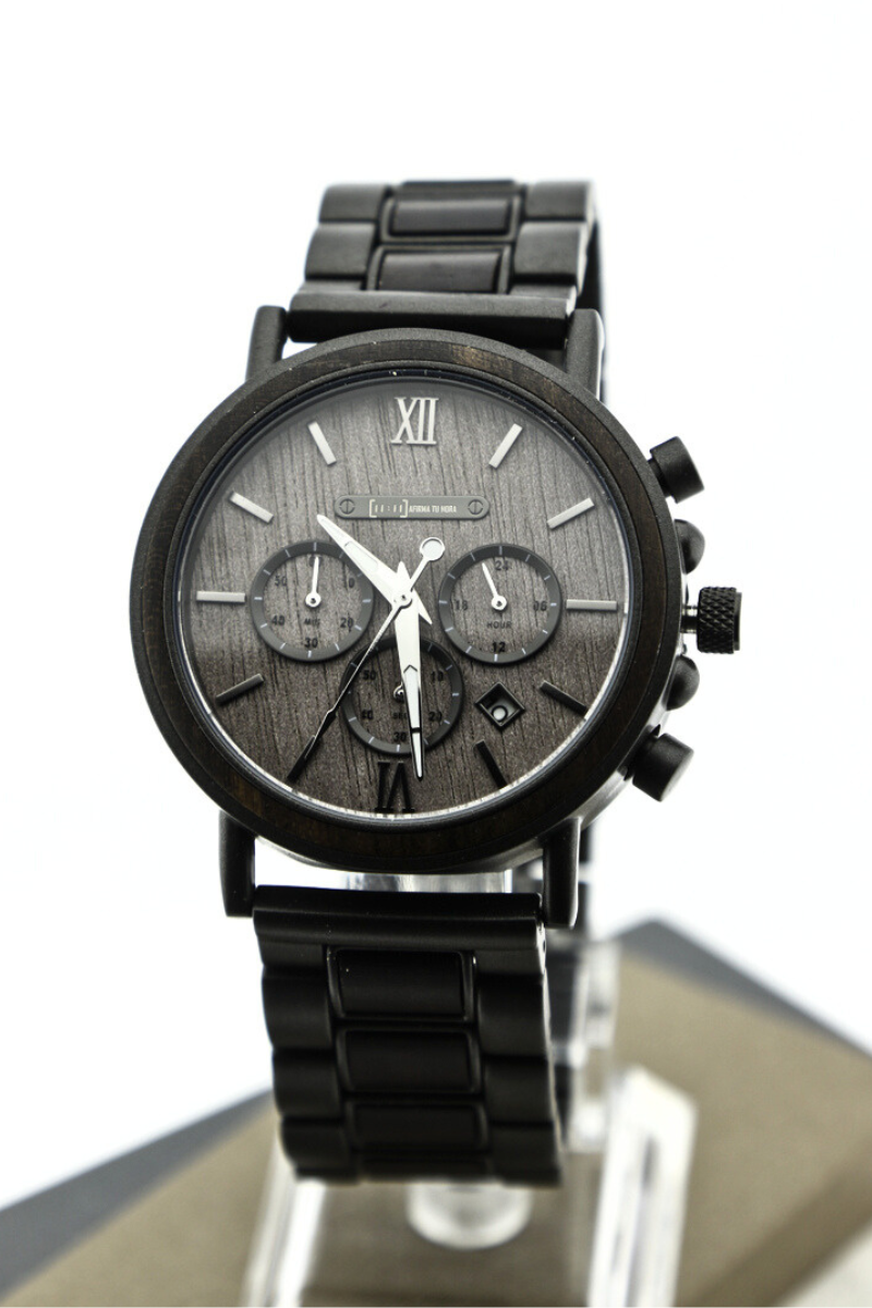 Reloj Análogo Ebano Wood WAGT050-2C