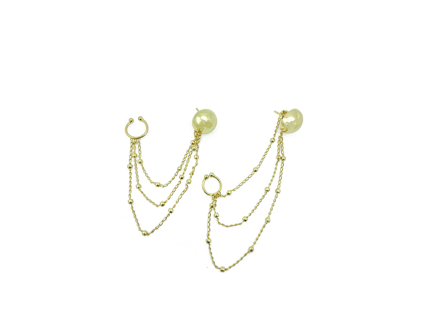 Aretes Oro Laminado 18k