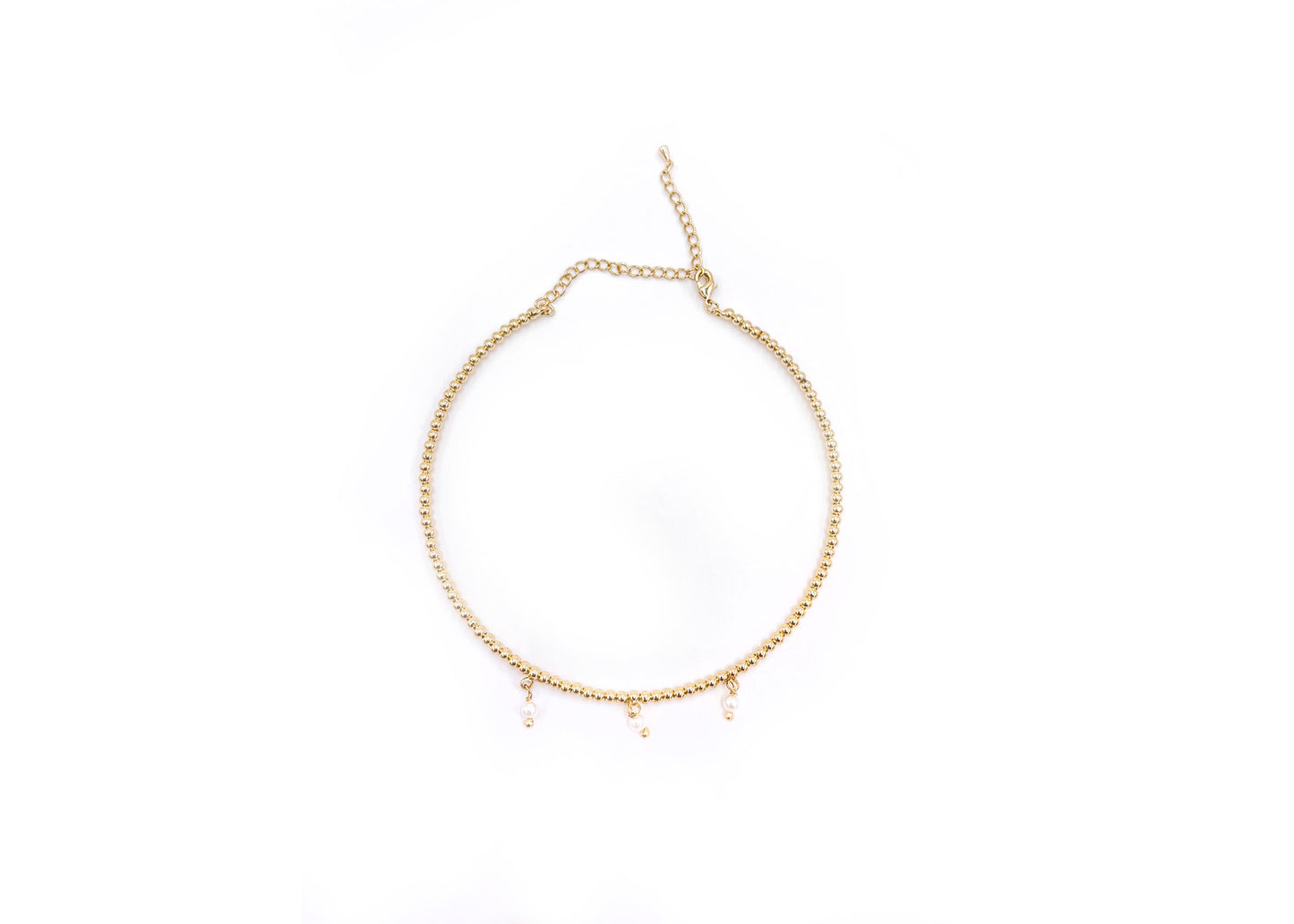 Collar Choker Oro laminado CBR13-10