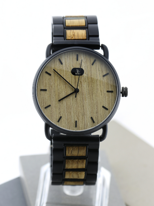 Reloj Analogo Sand Zebra Wood