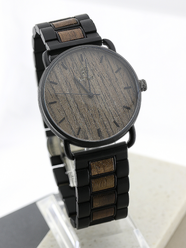 Reloj Análogo Zebra Wood