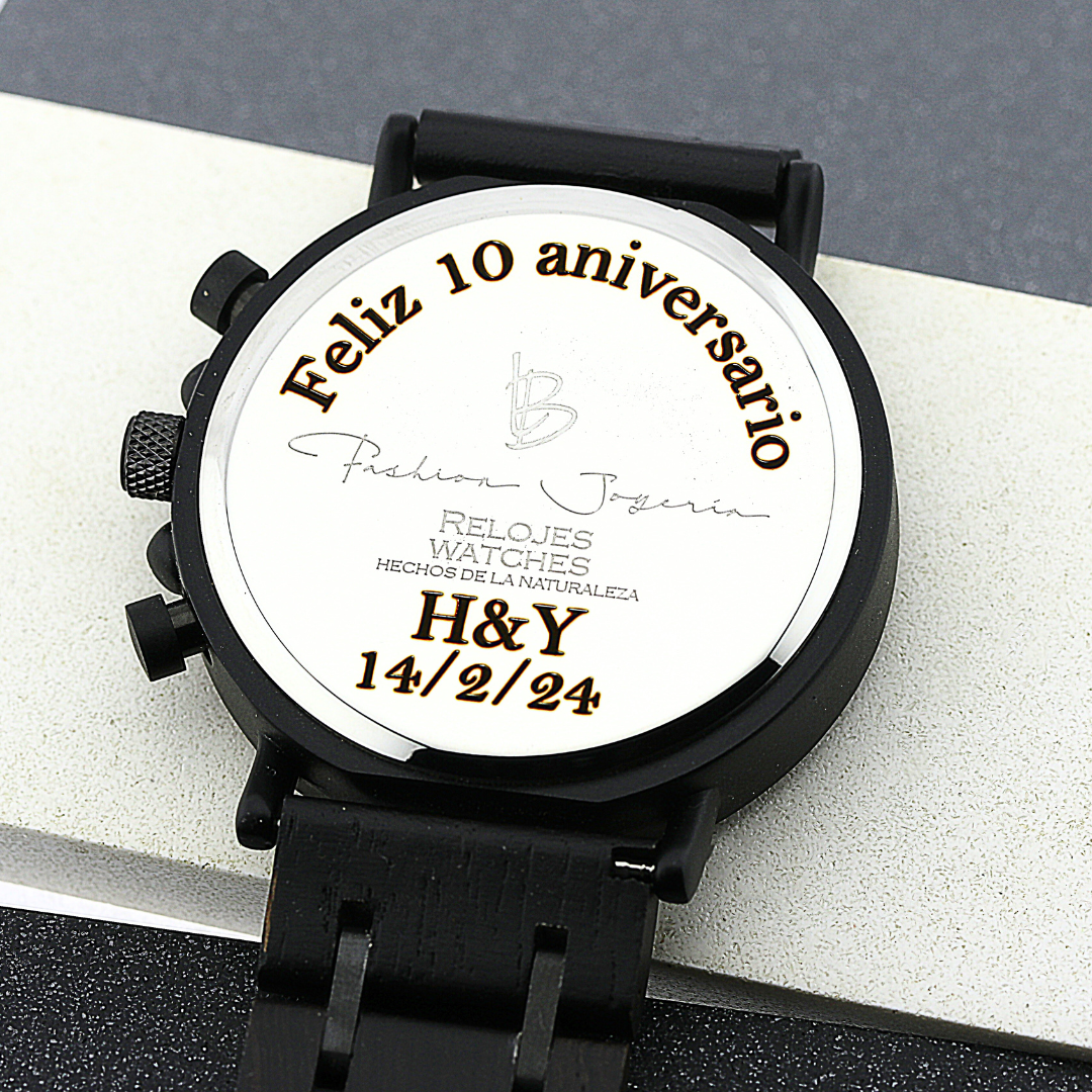 Reloj Análogo Lux Wood