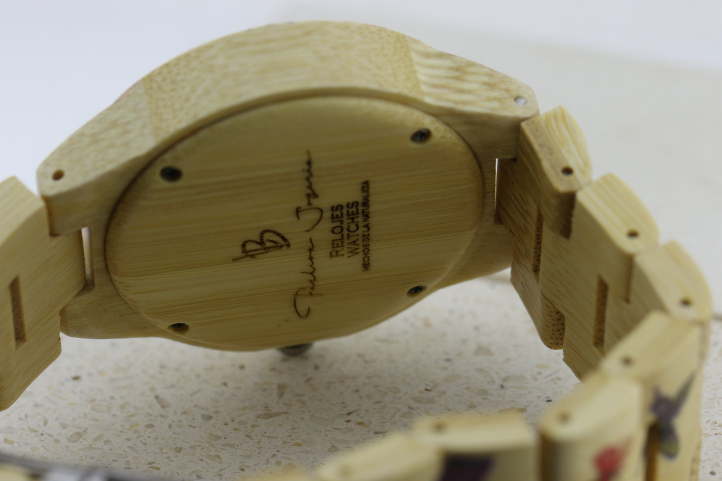 Reloj Análogo Butterfly Wood