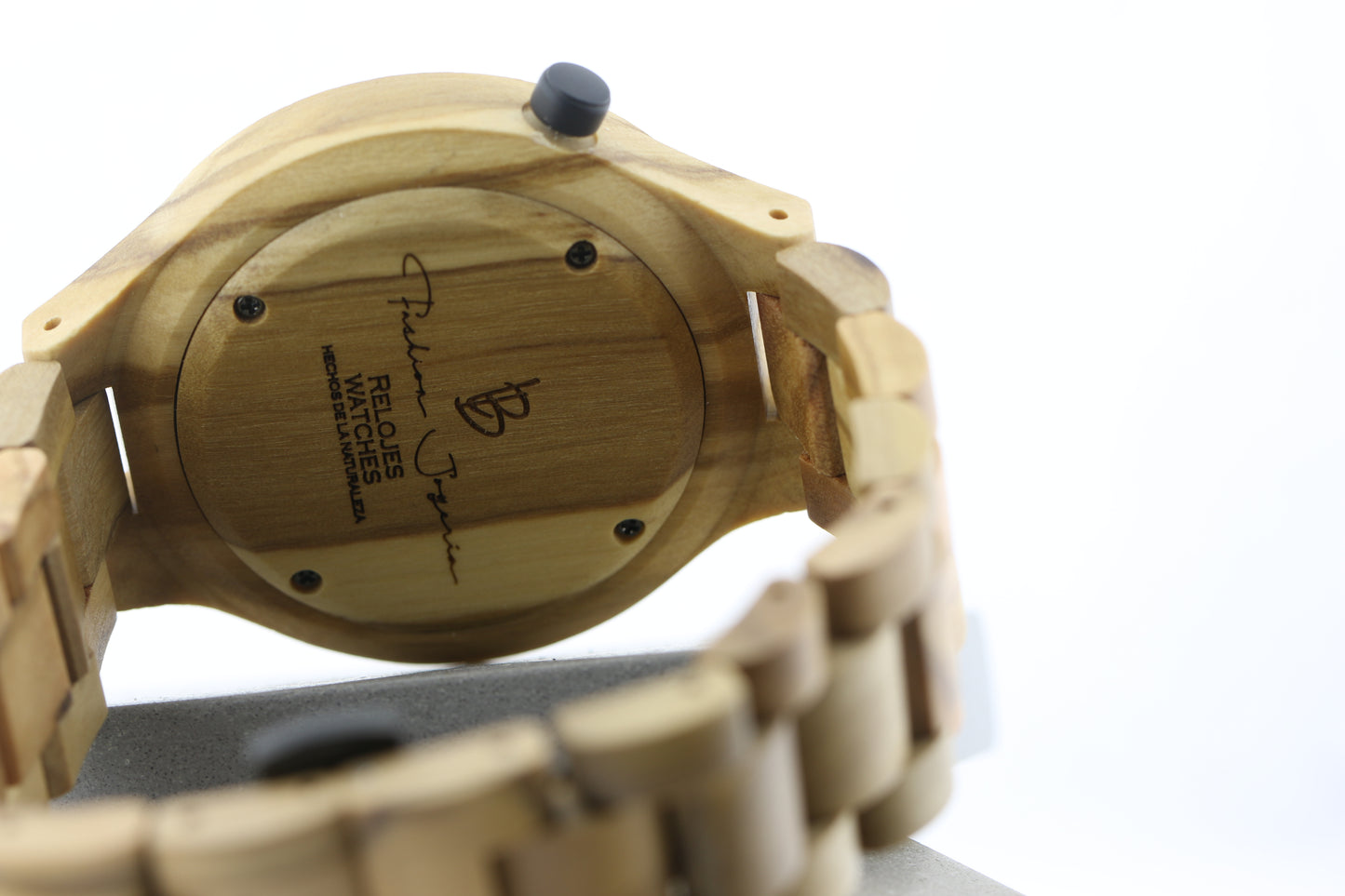 Reloj Análogo Wood Mood Yellow