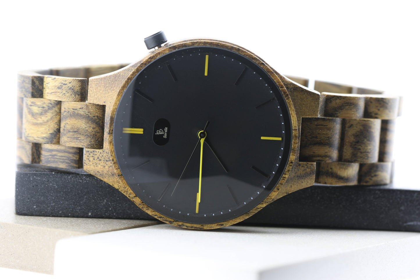 Reloj Analogo Wood Mood Zebra