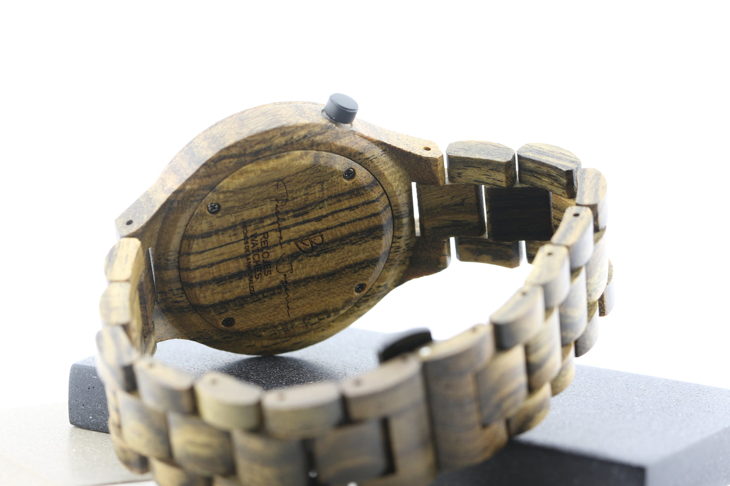 Reloj Analogo Wood Mood Zebra