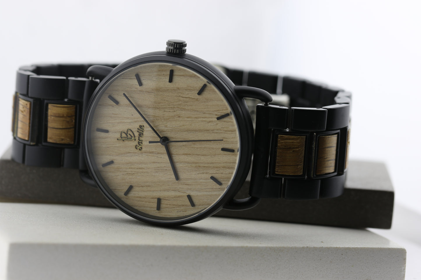 Reloj Análogo Sand Zebra Wood