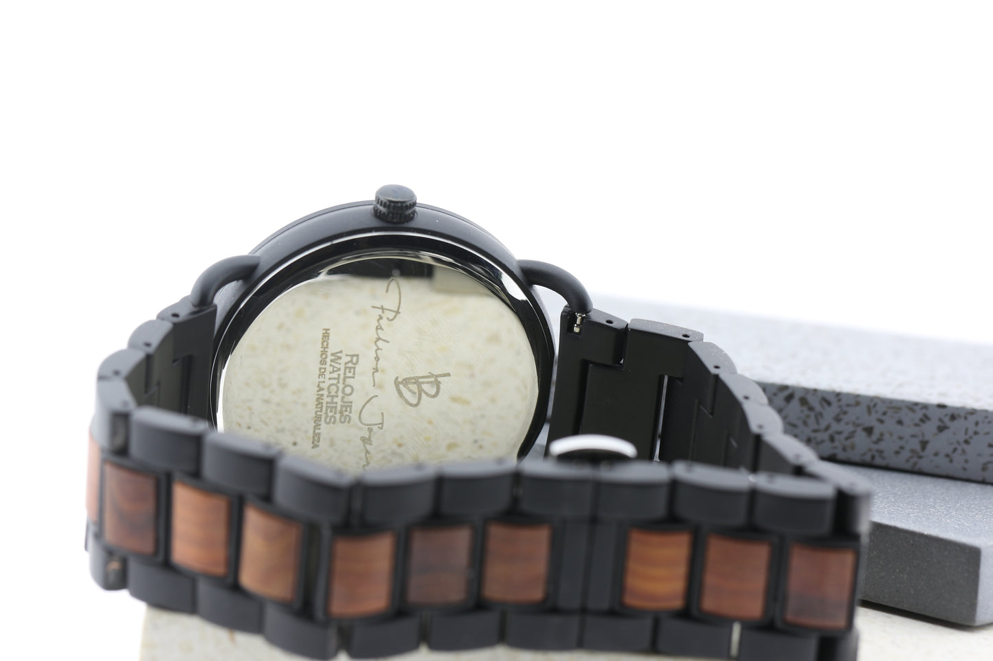 Reloj Análogo Volcano Wood Brown