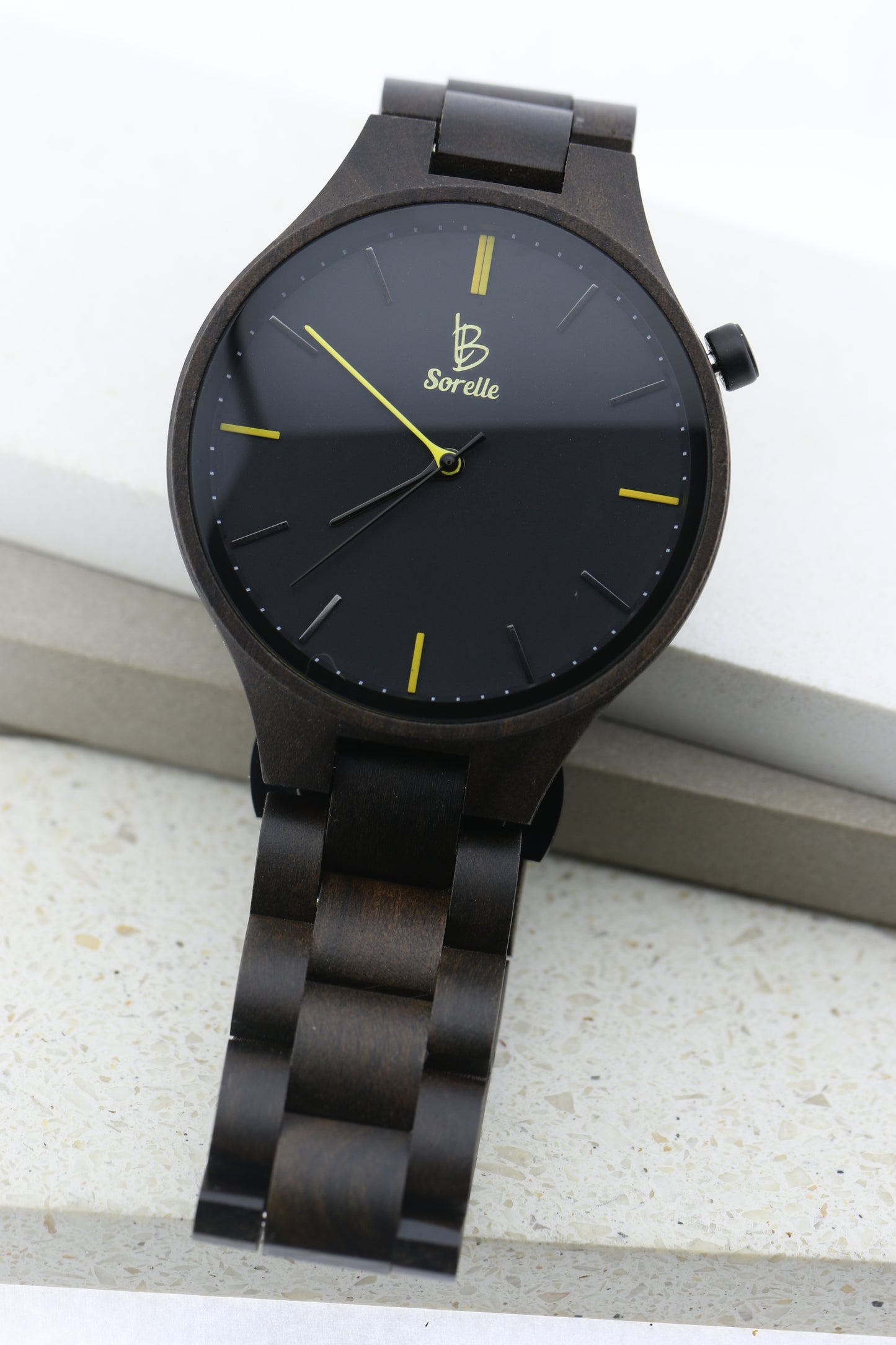 Reloj Analogo Wood Mood Black