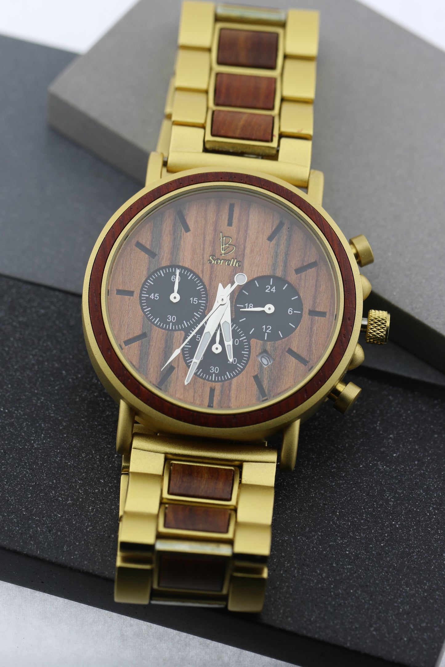 Reloj Análogo Rlogio Wood