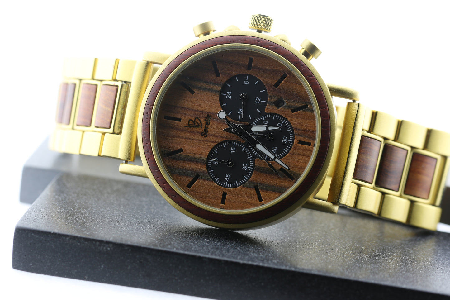 Reloj Análogo Rlogio Wood