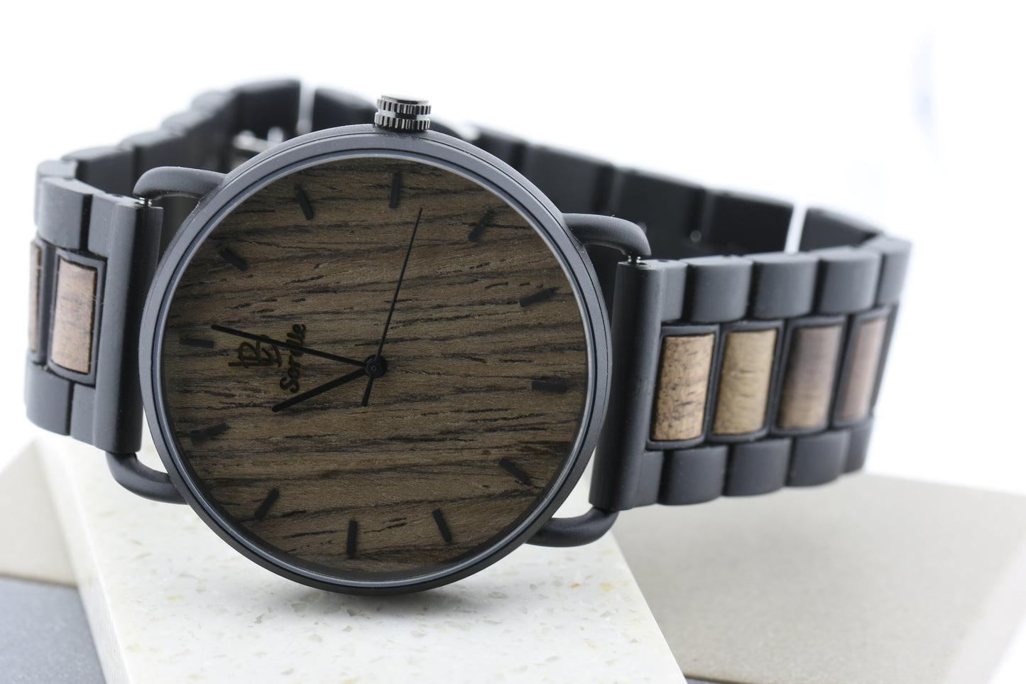 Reloj Análogo Zebra Wood