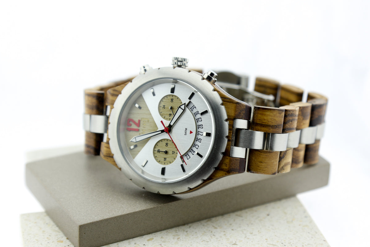 Reloj Análogo Sporty Ebano Wood GQ028-2C