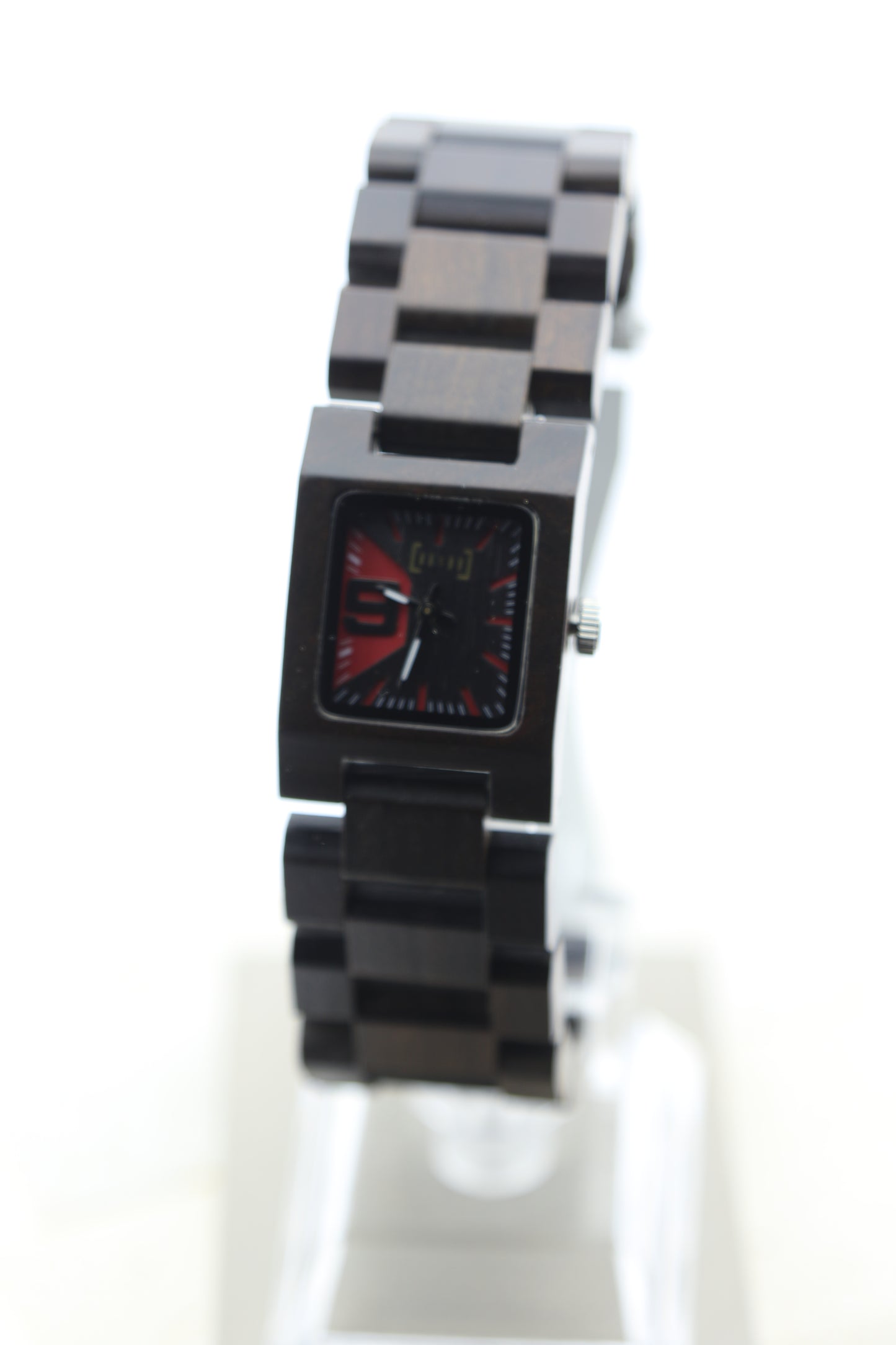Ébano Urbano – Reloj de Madera Rectangular WAGS002-1C