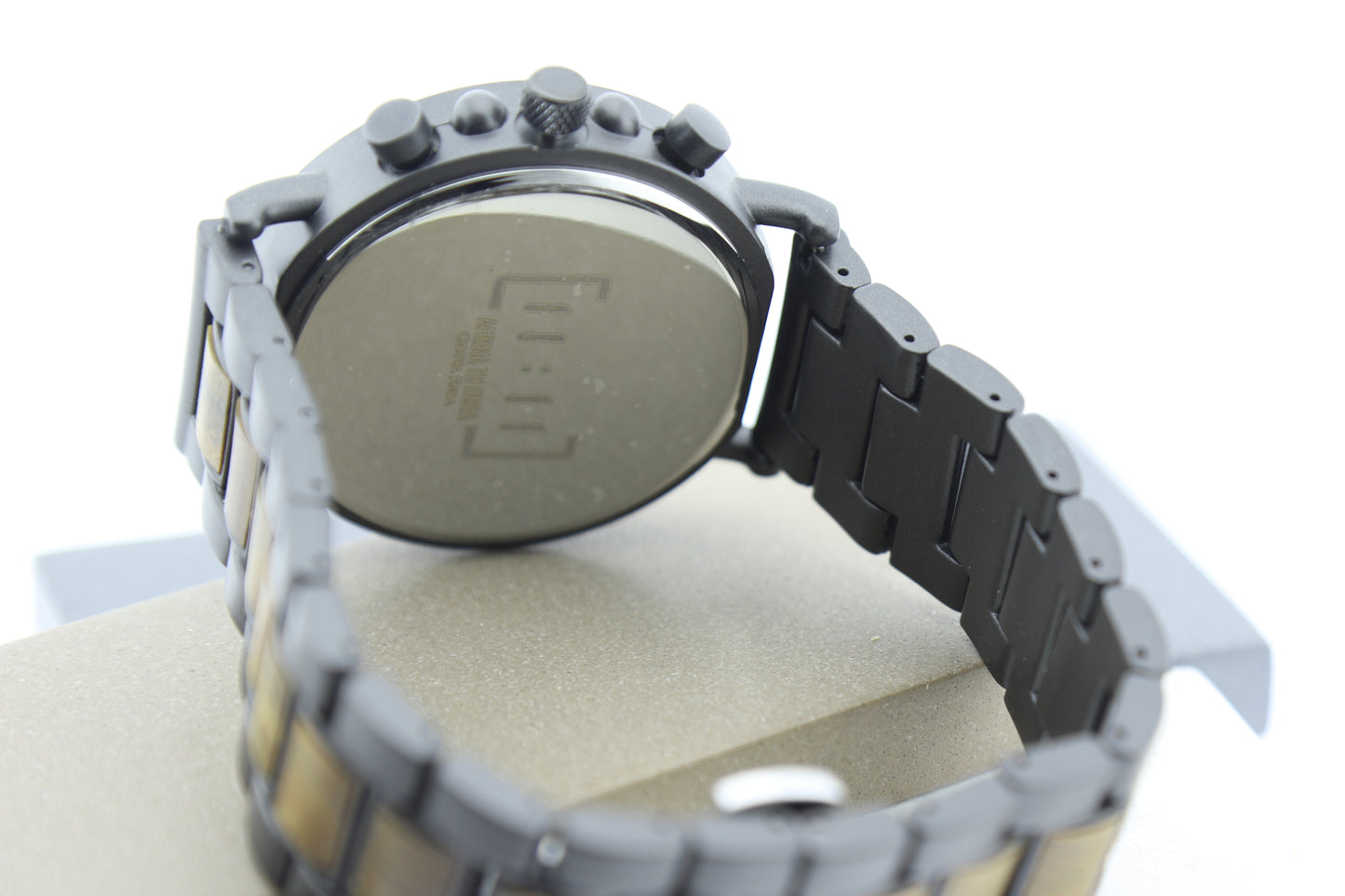 RELOJ ACERO DORADO – ESFERA VERDE WAGT063-2C
