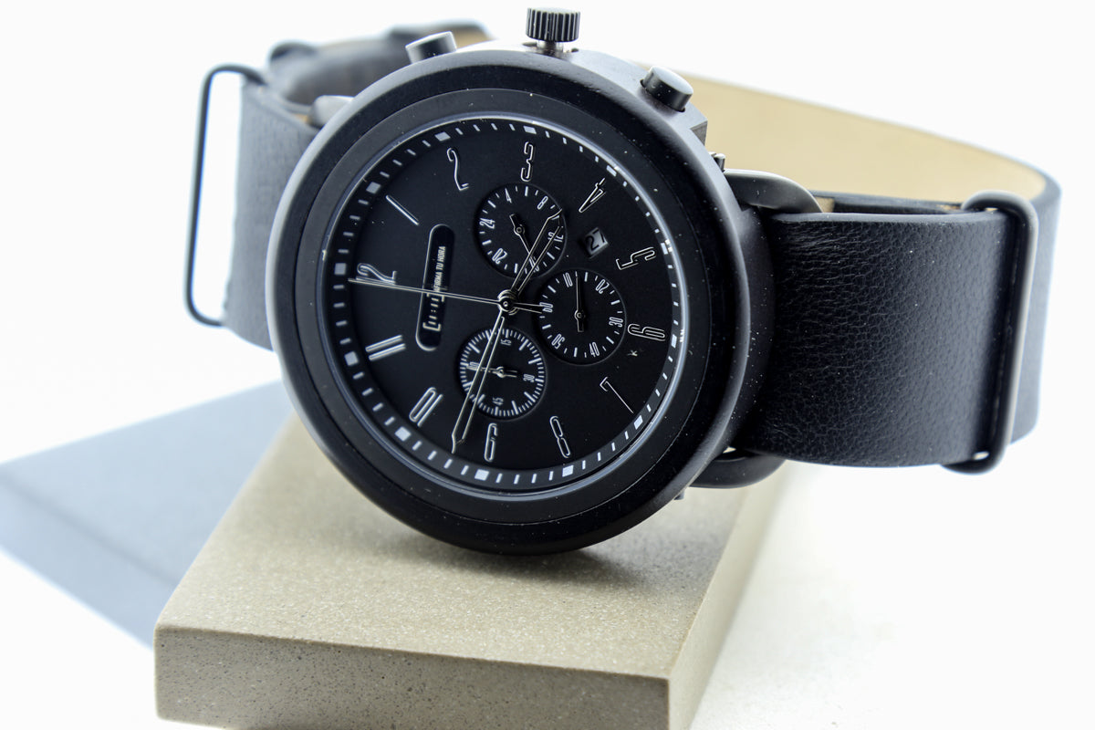 Reloj Análogo Ebony Wood - Cuero GT056-1C