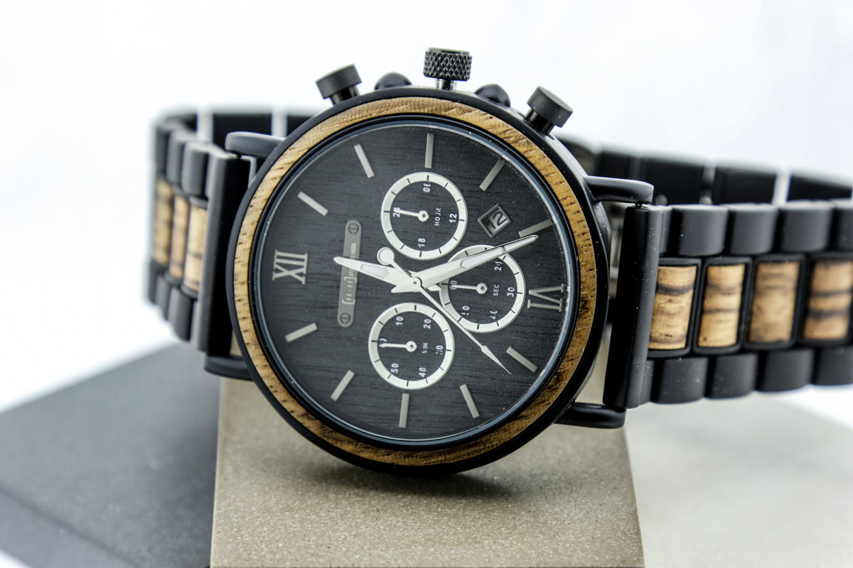 Reloj Análogo Ebano Wood GT050-1C