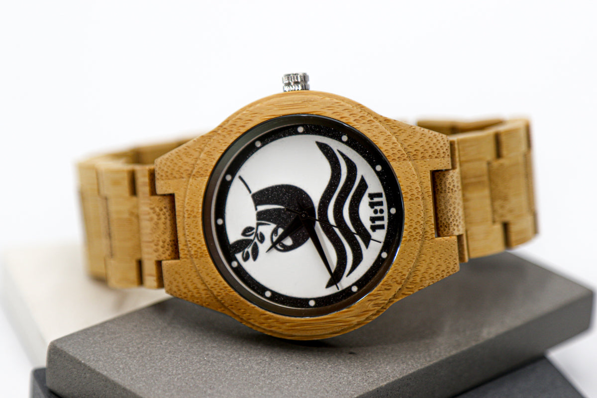 Reloj Perezoso Zen – Edición Bambú 11:11 WAGD019-1D