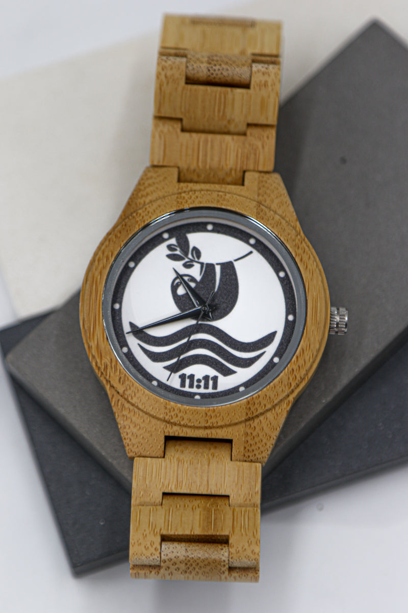 Reloj Perezoso Zen – Edición Bambú 11:11 WAGD019-1D