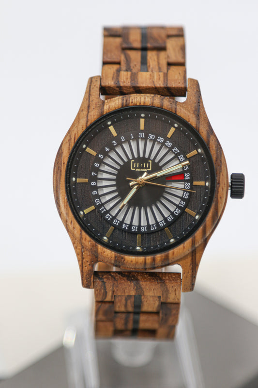 Reloj Orbit – Tiempo en Movimiento zebrawood WAGT163-4C