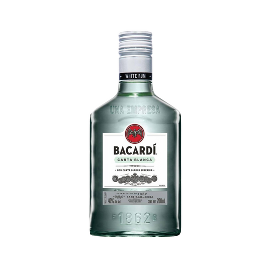 Ron Bacardi Carta Blanca 200 ml