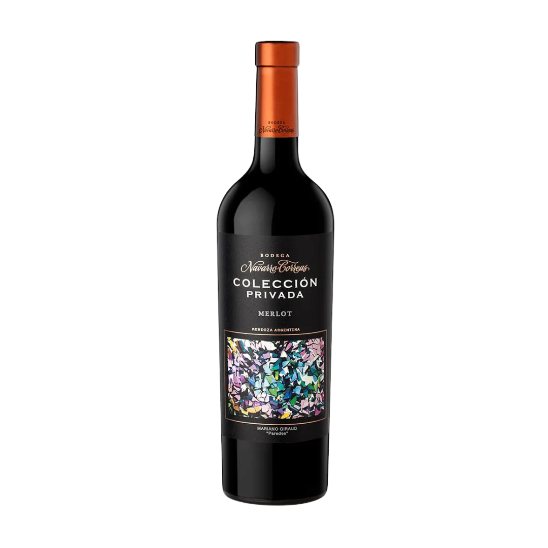 Vino Tinto Navarro Correas Colección Privada Merlot Botella 750ml