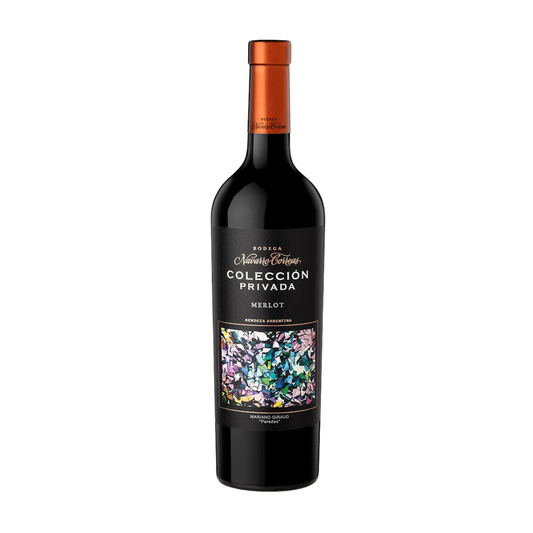 Vino Tinto Navarro Correas Colección Privada Merlot Botella 750ml