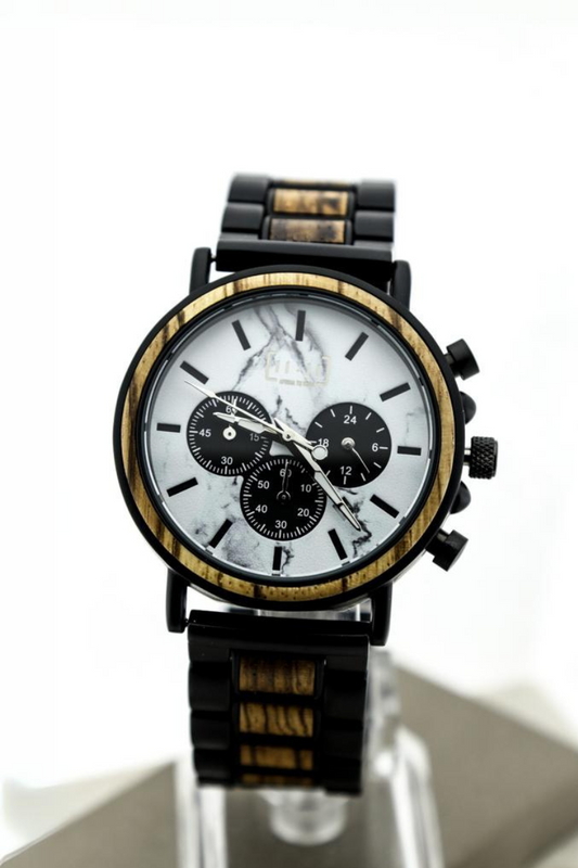 Reloj Análogo Inoxebony Wood GP009-4C