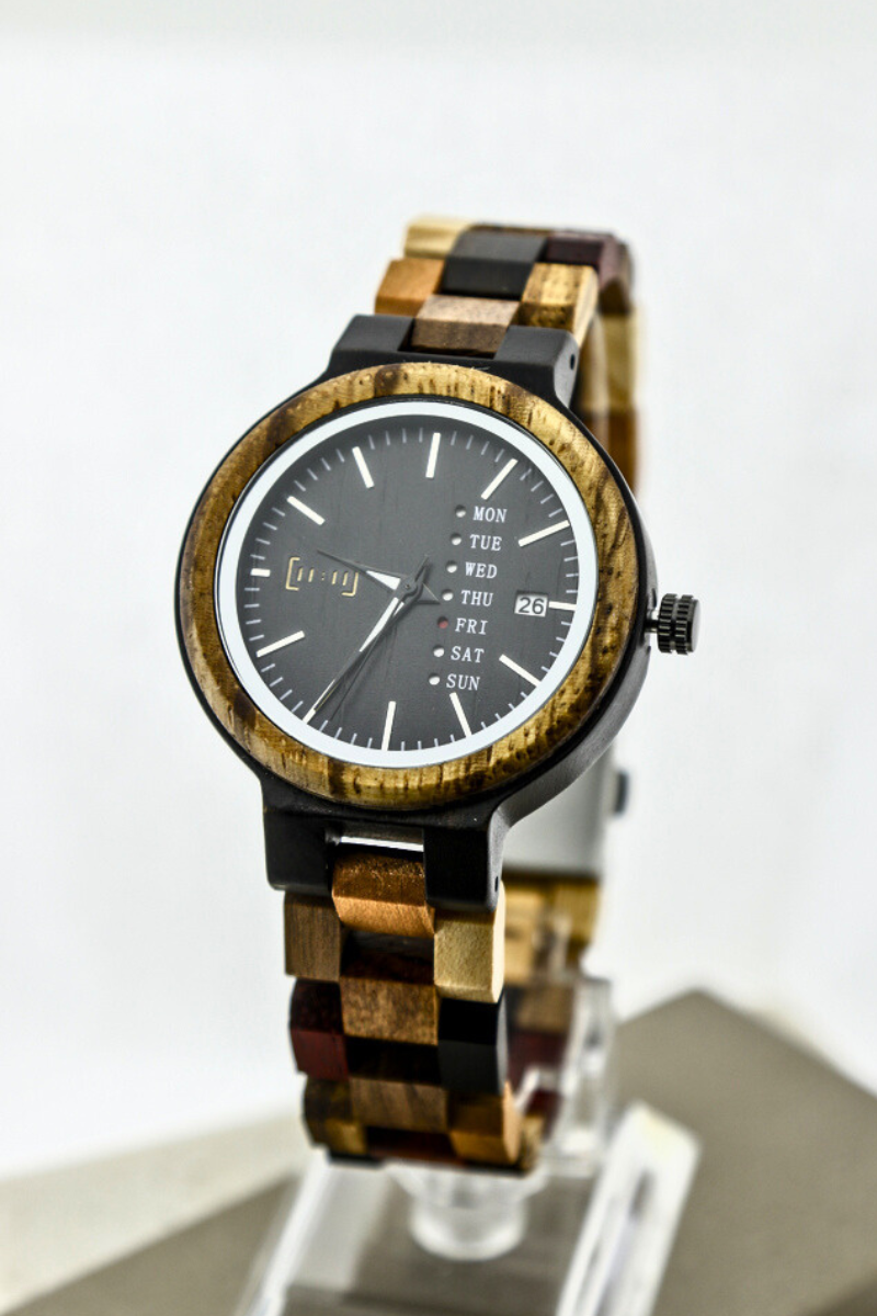 Reloj Análogo Wood japones GP014-4C