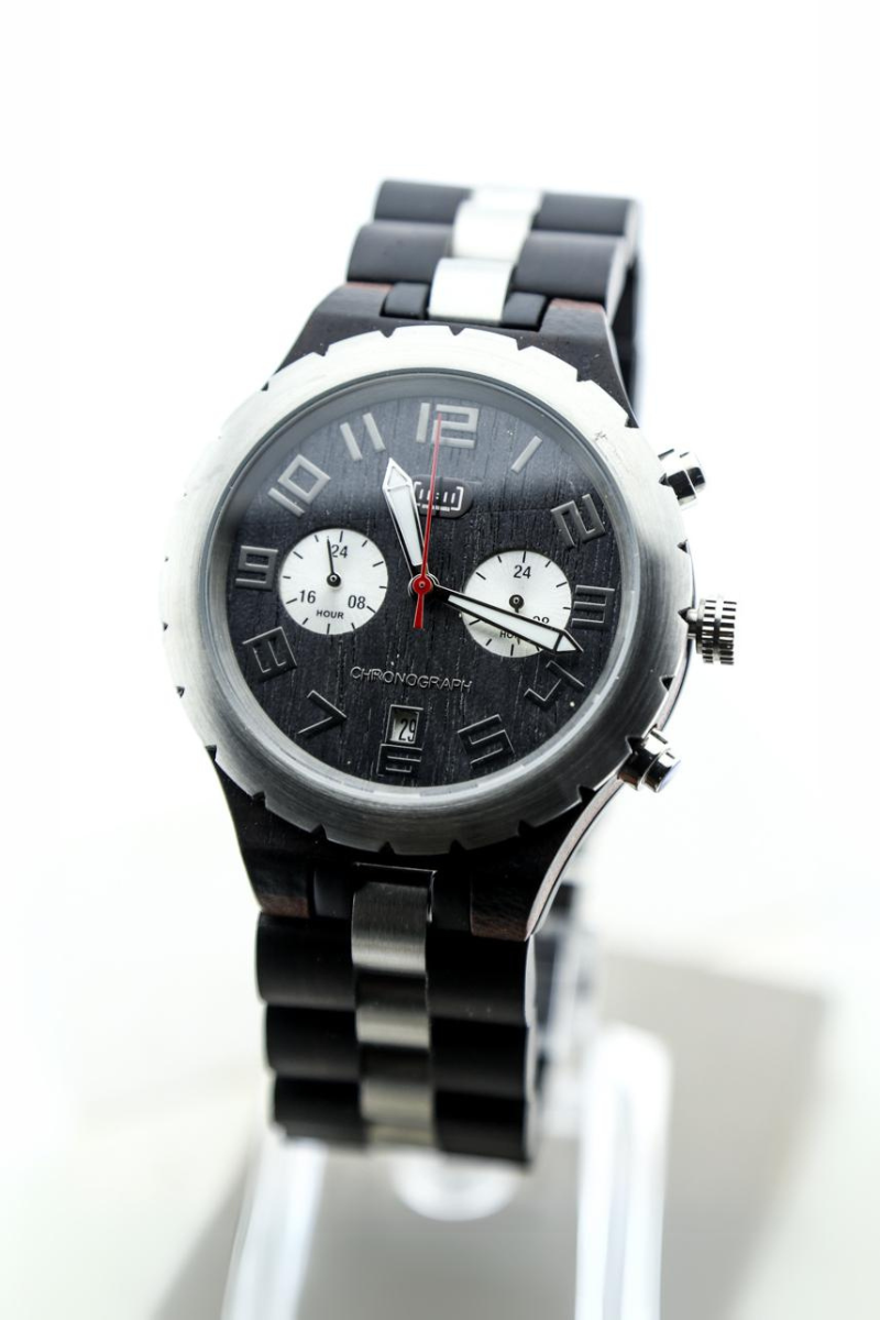 Reloj Análogo Ebony Wood GZ003-1C