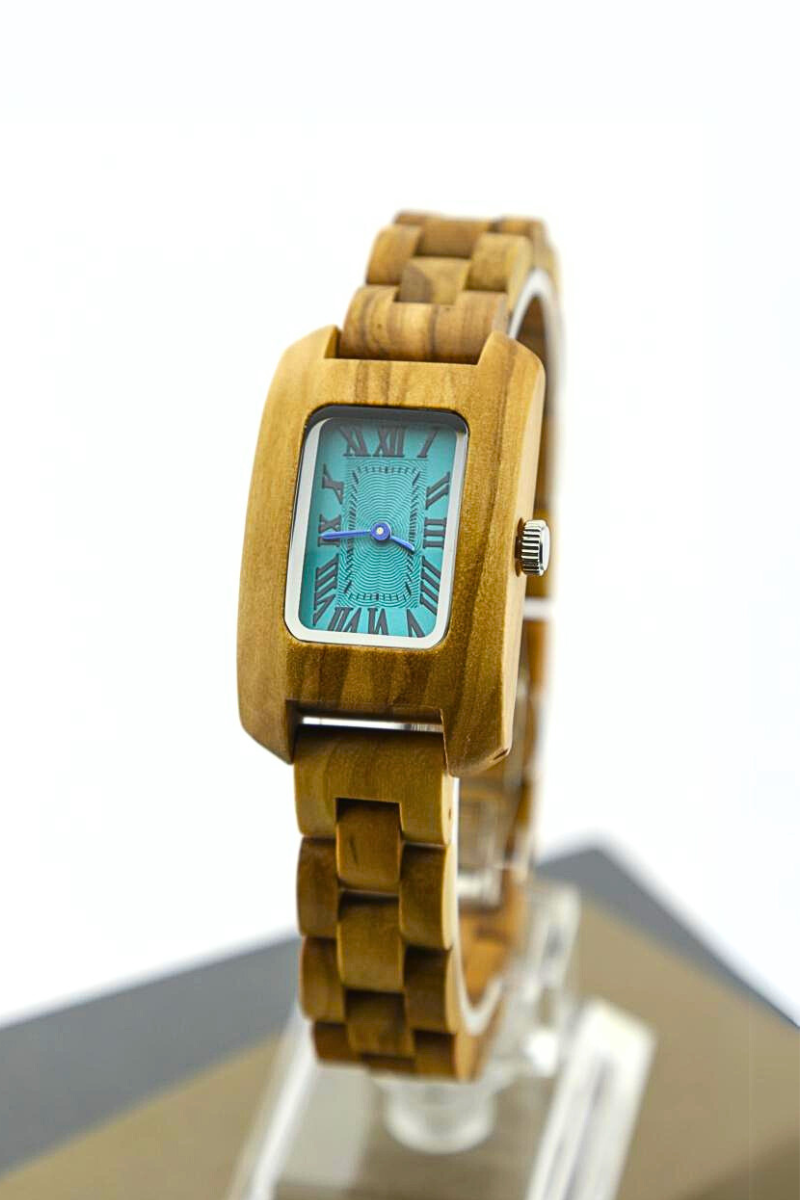 Reloj Análogo Ebony Wood y Acero Inox GT010-1C