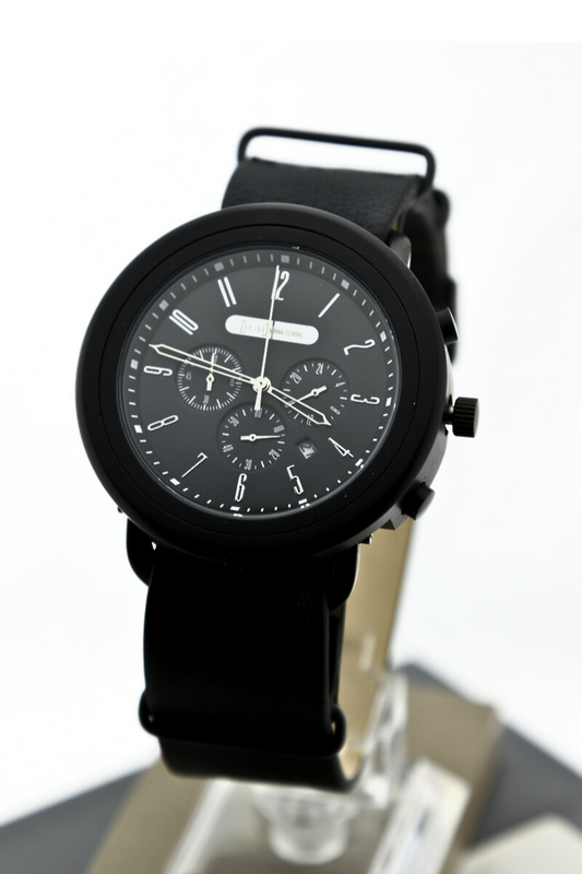 Reloj Análogo Ebony Wood - Cuero GT056-1C