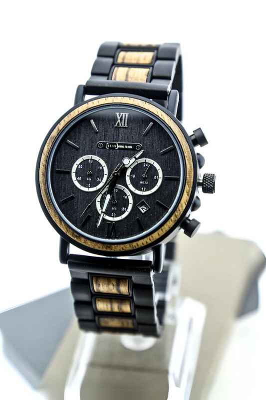 Reloj Análogo Ebano Wood GT050-1C