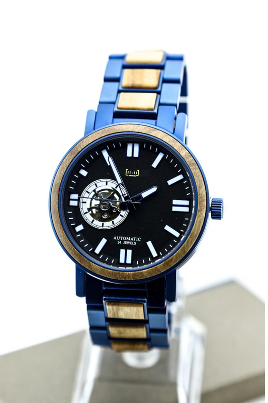 Reloj Mecánico Ebony Wood BLK GT045-2C