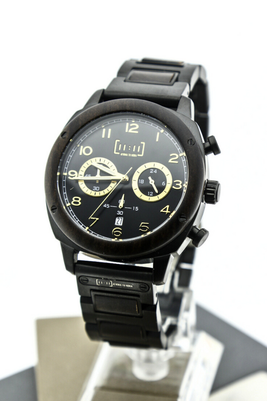 Reloj Análogo Ebony Wood y Acero Inox GT149-1C